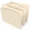 Staples 30% Recycled File Folder, 1/3-Cut Tab, Letter Size, Manila, 500/Carton (ST56675CT) Online