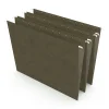 Staples ® 100% Recycled Hanging File Folders, Stright Cut, Letter Size, Standard Green, 25/Box (ST521229/521229) New