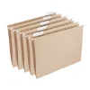Staples ® 100% Recycled Hanging File Folders, 5-Tab Letter, Natural Brown, 25/Box (TR75601-US) New