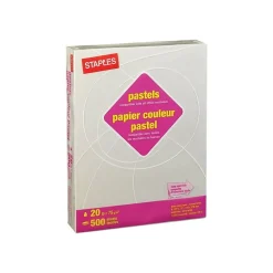 Sale 30% Recycled Pastel Multipurpose Paper, 20 lbs., 8.5" x 11", Cream, 500/Ream (14789) Multipurpose Paper