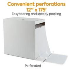 Staples 3/16" Standard Bubble Roll, Recycled, 12"W x 175' (4072830)* Bubble Rolls