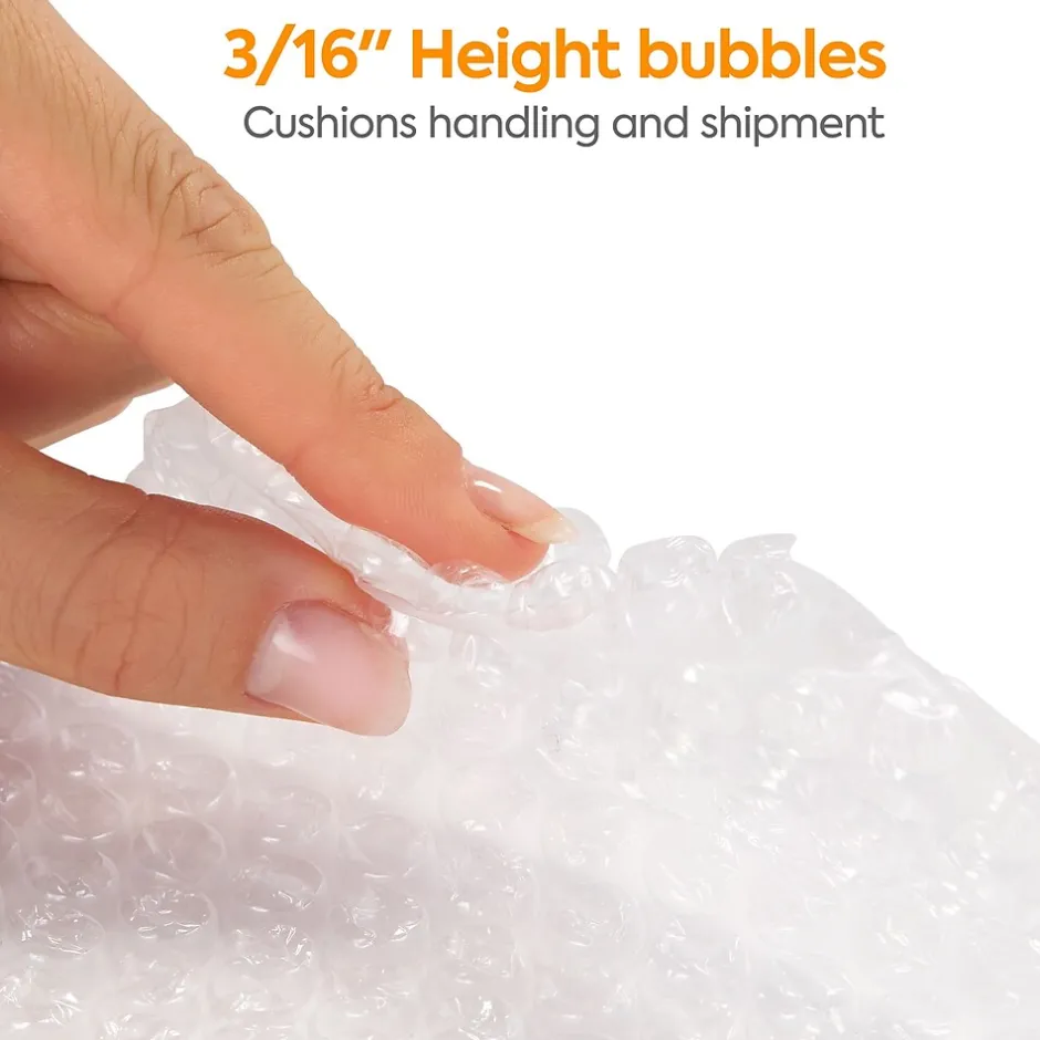 Staples 3/16" Standard Bubble Roll, Recycled, 12"W x 175' (4072830)* Bubble Rolls