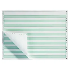 New 14.875" x 11" Business Paper, 18 lbs., 100 Brightness, 2800/Carton (27128/ST489122) Large Quantity Paper