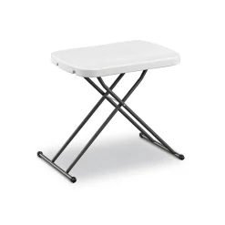 New ® 25.5" x 17.8" Heavy Duty Folding Table, White (79143) Folding Tables
