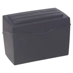 Outlet 3" x 5" Index Card File, Black (36936) Index Cards