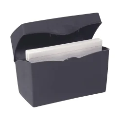 4" x 6" Index Card File, Black (36939) Index Cards