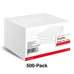Clearance 3" x 5" Index Cards, Blank, White, 500/Pack (TR51010) Index Cards
