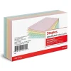 3" x 5" Index Cards, Lined, Assorted Colors, 100/Pack (TR51004) Index Cards