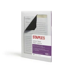 Clearance ® 8.25" x 11.25" Medical Carbon Paper, Black, 100 Sheets/Ream, /Box (ST34694) Security & Carbon