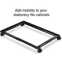 Sale Adjustable File Caddy, Letter/Legal, Black (ST52140-CC) File Cabinets