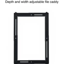 Sale Adjustable File Caddy, Letter/Legal, Black (ST52140-CC) File Cabinets