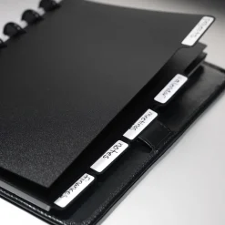 Staples ® Arc System Tab Dividers, Black, 5-5/6