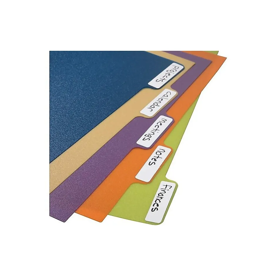 Staples Arc System Tab Dividers, 9" x 11", Assorted Colors, 5/Pack (20020) Outlet