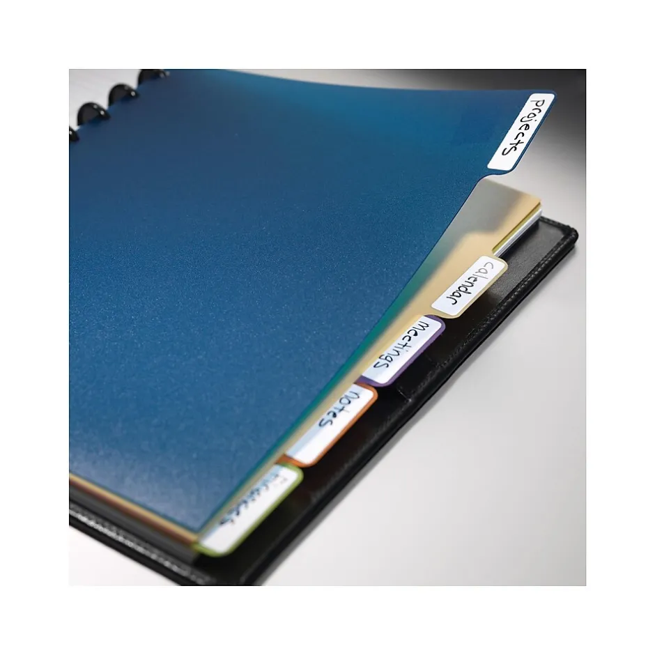 Staples Arc System Tab Dividers, 9" x 11", Assorted Colors, 5/Pack (20020) Outlet