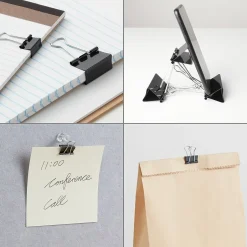 Staples Assorted Binder Clips, 1