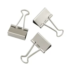 Staples Binder Clips, Medium, Satin Silver, 24/Pack (21600) Best