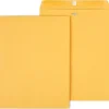 Staples Clasp & Moistenable Glue #15.5 Kraft Catalog Envelopes, 12" x 15.5", Brown, 100/Box (472902/19273)* Catalog
