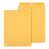 Staples Clasp & Moistenable Glue #12.5 Kraft Catalog Envelopes, 9.5" x 12.5", Brown, 100/Box (535013/17076)* Catalog