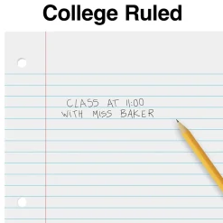 Staples College Ruled Filler Paper, 8.5
