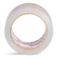 Staples ® Comfort Grip Tape Dispenser with Packing Tape, 1.88