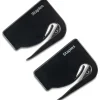 Staples Concealed Blade Letter Opener, Black, 2/Pack (18006-CC)* Letter Openers