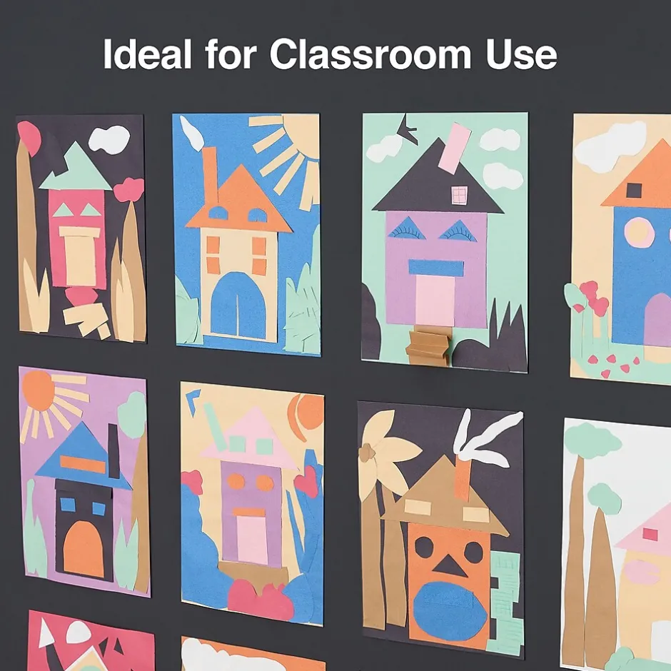 Hot Construction Paper, 9"W x 12"L, Assorted, 200/Pack (23104) Construction Paper