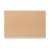Outlet Cork Bulletin Board, Aluminum Frame, 6'W x 4'H (28317-CC) Bulletin