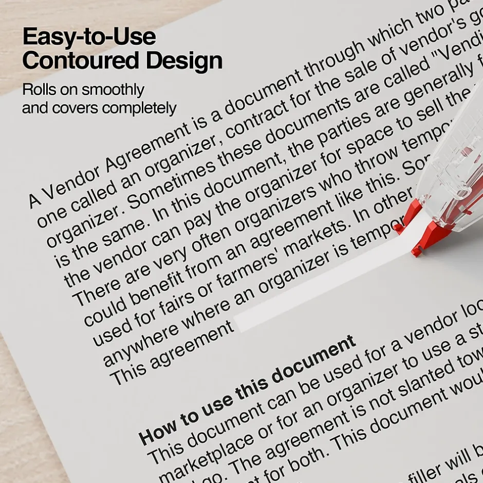 Staples ® Correction Tape, White, 2/Pack (ST59821-CC) Sale