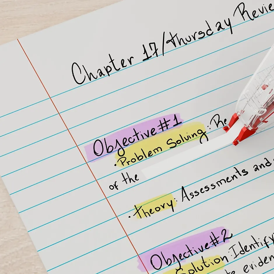 Staples ® Correction Tape, White, 2/Pack (ST59821-CC) Sale