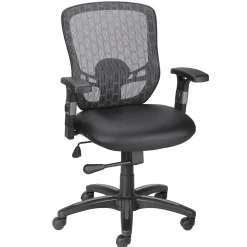 Best Corvair Ergonomic Luxura Swivel Computer and Desk Chair, Black (23097) Office Chairs