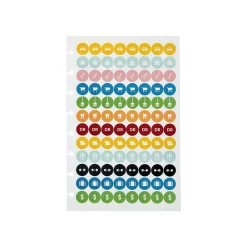 Staples Customizable Notebook Accessories, 5.5" x 8.5", Assorted Colors, 4/Pack (29478) Hot