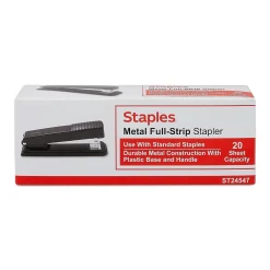 Staples Desktop Stapler, Full-Strip Capacity, Black (24547-CC) New