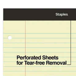 Staples Double-Sheet Notepad, 8.5
