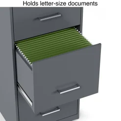 Clearance 4-Drawer Vertical File Cabinet, Letter Size, Lockable, 45.8