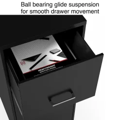 Outlet 3-Drawer Vertical File Cabinet, Letter Size, Lockable, 34.9