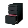 Best 3-Drawer Vertical File Cabinet, Locking, Letter, Black, 19.88"D (24874D) File Cabinets