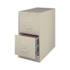 Outlet 2-Drawer Vertical File Cabinet, Locking, Letter, Putty/Beige, 26.5"D (13440D-CC) File Cabinets