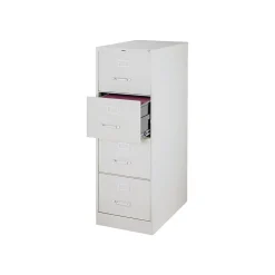 Best 4-Drawer Vertical File Cabinet, Locking, Letter/Legal, Gray, 25"D (25167D) File Cabinets