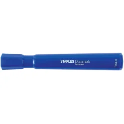 Staples DuraMark Permanent Markers, Medium Point, Blue, 12/Pack (18890) Hot