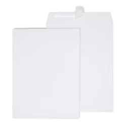 Staples EasyClose Catalog Envelopes, 9"L x 12"H, White, 250/Box (479885N)* Catalog