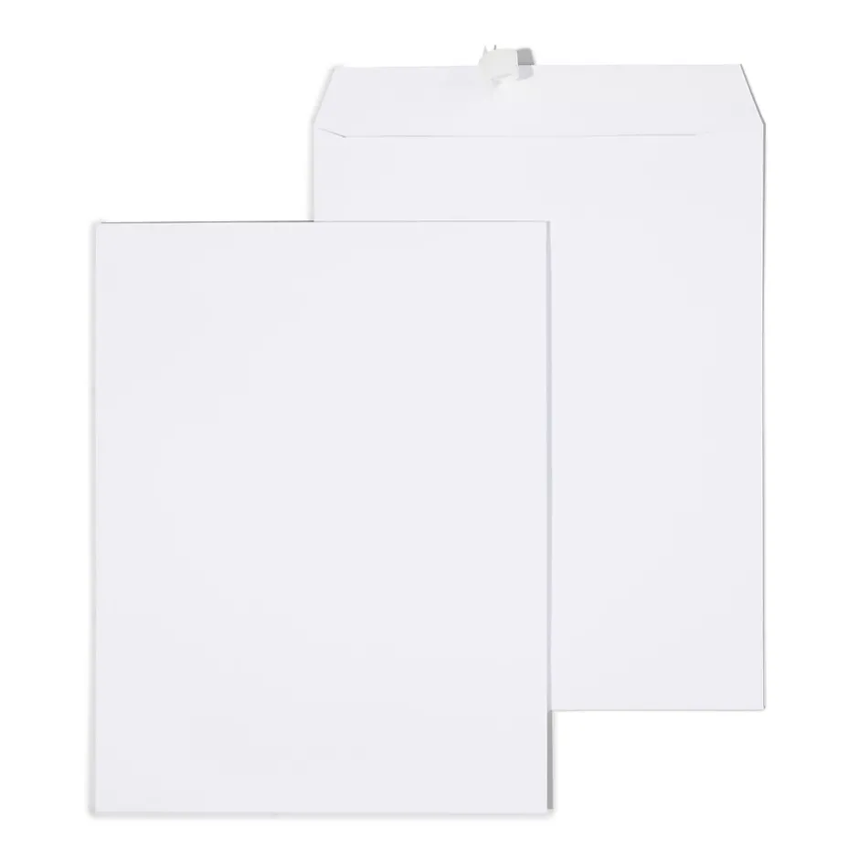 Staples EasyClose Catalog Envelopes, 10"L x 13"H, White, 250/Box (SPL479886)* Catalog