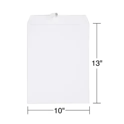 Staples EasyClose Catalog Envelopes, 10