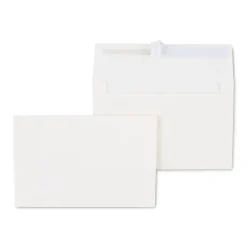 Staples EasyClose Invitation Envelopes, 5.75" x 8.75", Ivory, 100/Box (473955/19195)* Business