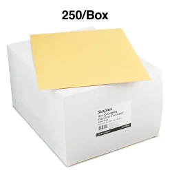 Staples EasyClose Kraft Catalog Envelopes, 10