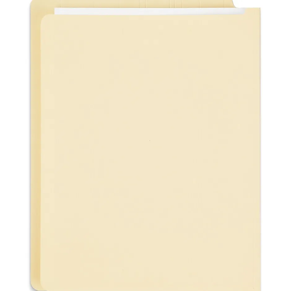 Staples End Tab File Folder, Straight Cut, Letter Size, Manila, 100/Box (ST62570) Hot