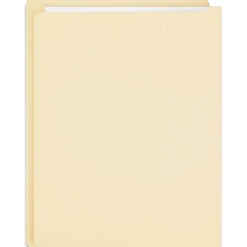 Staples End Tab File Folder, Straight Cut, Letter Size, Manila, Reinforced Tab, 100/Box (ST62568) Hot