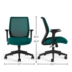 Discount Essentials Ergonomic Fabric Swivel Task Chair, (UN60410) Ergonomic Chairs