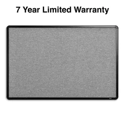 Hot Fabric Bulletin Board, Black Frame, 3' x 2' (ST61263) Bulletin