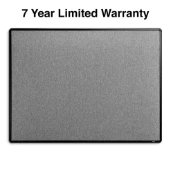 Discount Fabric Bulletin Board, Black Frame, 4' x 3' (ST61264) Bulletin