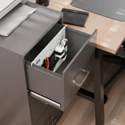 Sale File Cabinet Tech Organizer, Gray/Black (TR62605) File Cabinets